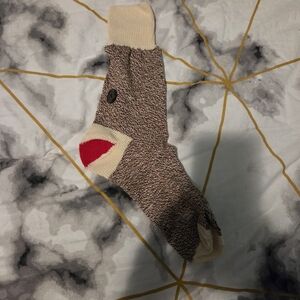 Sock Monkey Wine Bottle Sleeve